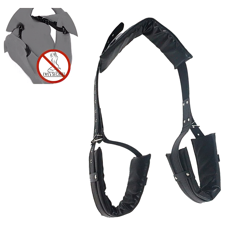 Black Leg Restraints Fetish Bandage / Adult Toys for Sex Games - EVE's SECRETS