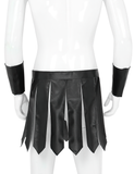 Black Male Sexy Roman Gladiator Costume / Gladiator Design Underwear Skirts With Belt - EVE's SECRETS