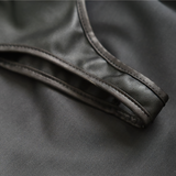Black PU Leather Erotic Mini Dress / Sexy Women's Fetish Porn Skirt Bondage - EVE's SECRETS