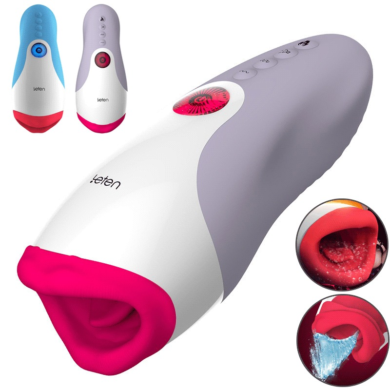 Blowjob Male Masturbation Cup with Voice and Heating Function / Oral Sex Imitation Toy for Men - EVE's SECRETS