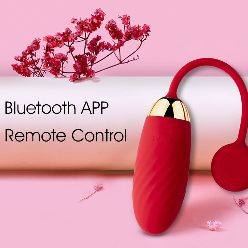 Bluetooth APP Remote Control Bullet Vibrator / Erotic Silicone Vaginal Ball Vibrating Toys for Women - EVE's SECRETS