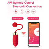 Bluetooth APP Remote Control Bullet Vibrator / Erotic Silicone Vaginal Ball Vibrating Toys for Women - EVE's SECRETS
