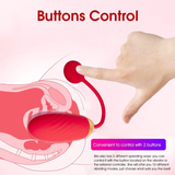 Bluetooth APP Remote Control Bullet Vibrator / Erotic Silicone Vaginal Ball Vibrating Toys for Women - EVE's SECRETS