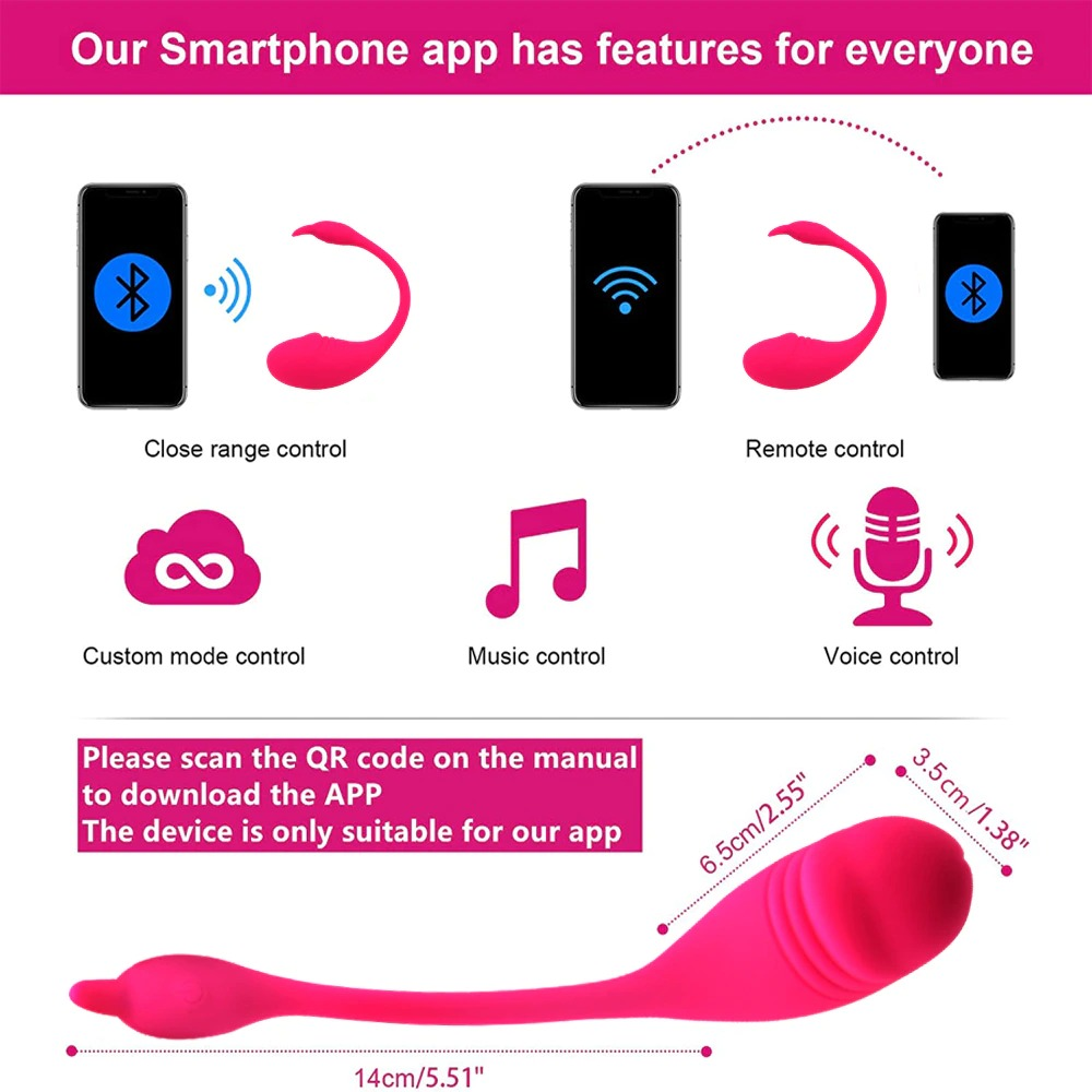 Bluetooth Dildo Vibrator for Women / Adult Wireless APP Remote Control Vibrator - EVE's SECRETS