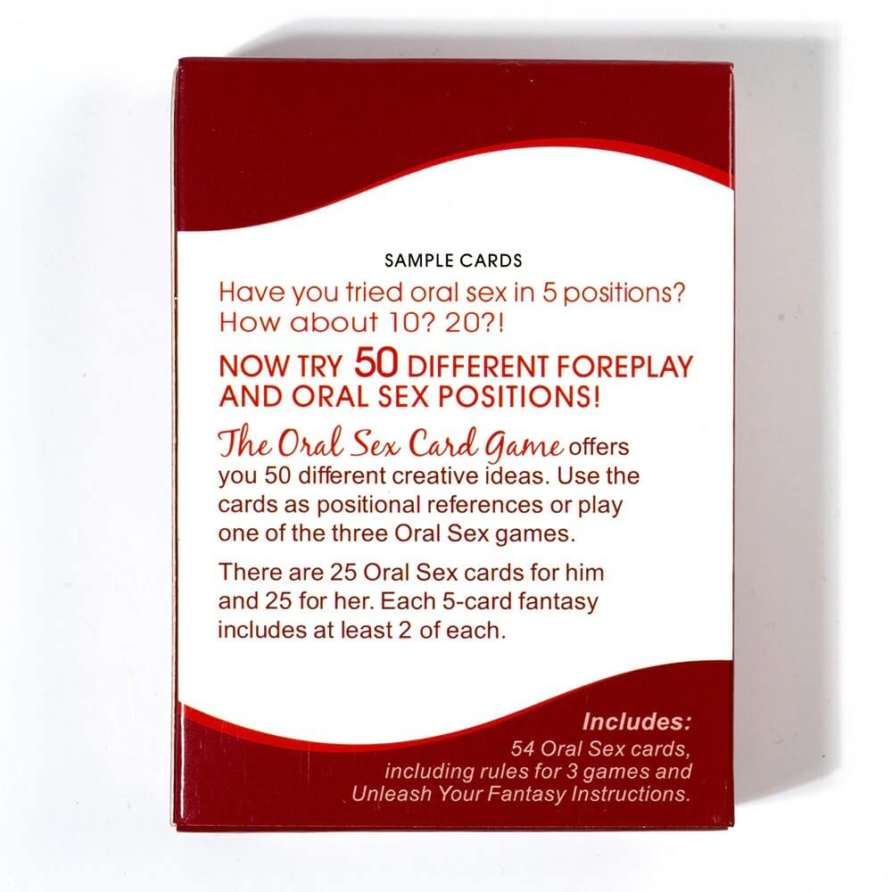 Board Erotic Card Games For Adults / Toys For Couples / 54 Sex Cards With Oral Tasks - EVE's SECRETS