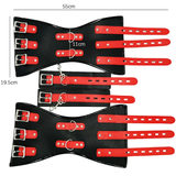 Bondage Corset with Handcuffs / BDSM PU Leather Restraints for Erotic Games - EVE's SECRETS