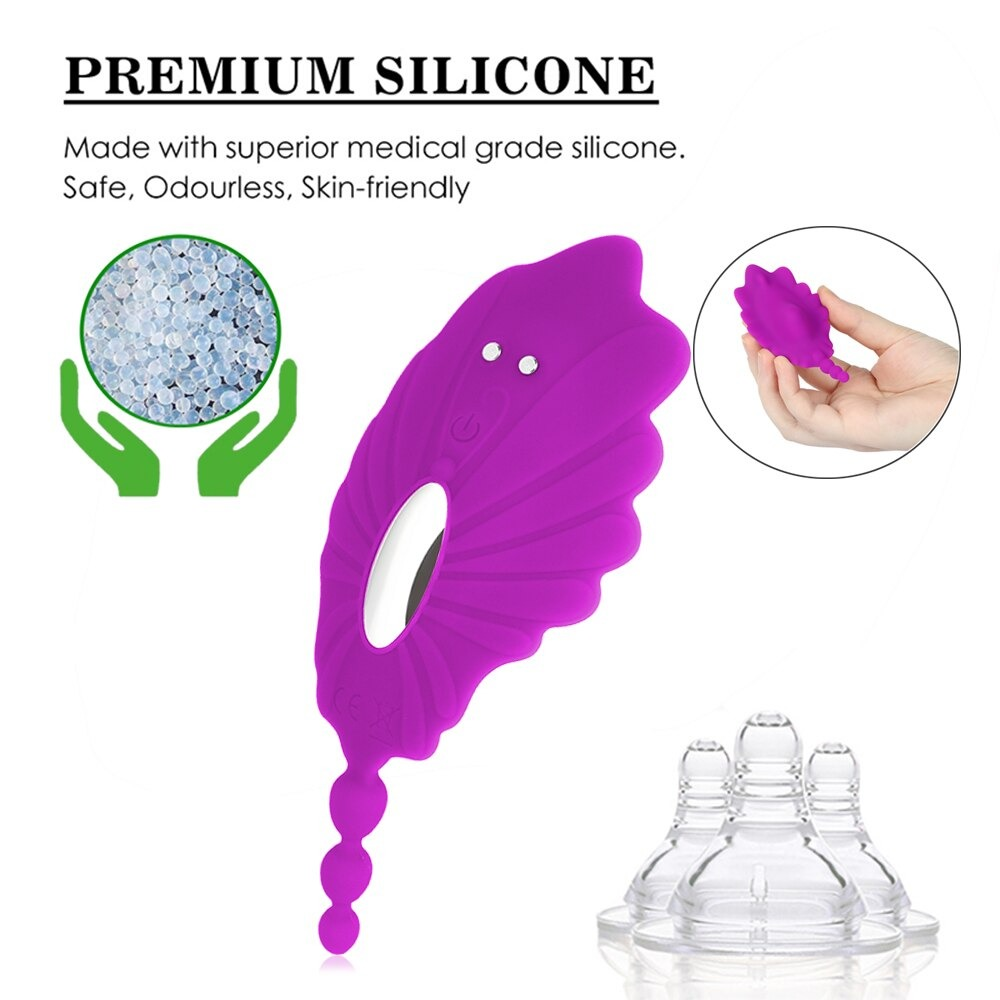 Butterfly Vibrator With Remote For Adults / Female G-Spot Masturbation / Vaginal Sex Toy - EVE's SECRETS
