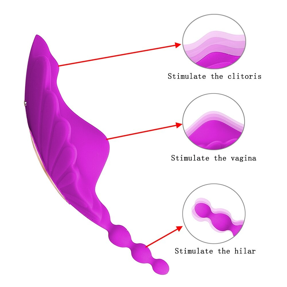 Butterfly Vibrator With Remote For Adults / Female G-Spot Masturbation / Vaginal Sex Toy - EVE's SECRETS