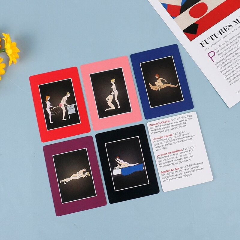 Card Game 50 Positions of Bondage / Sex Games for Couples / Erotic Game for Adults - EVE's SECRETS