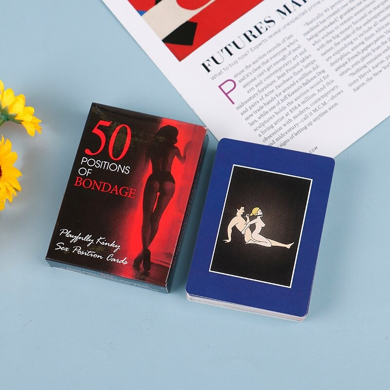 Card Game 50 Positions of Bondage / Sex Games for Couples / Erotic Game for Adults - EVE's SECRETS