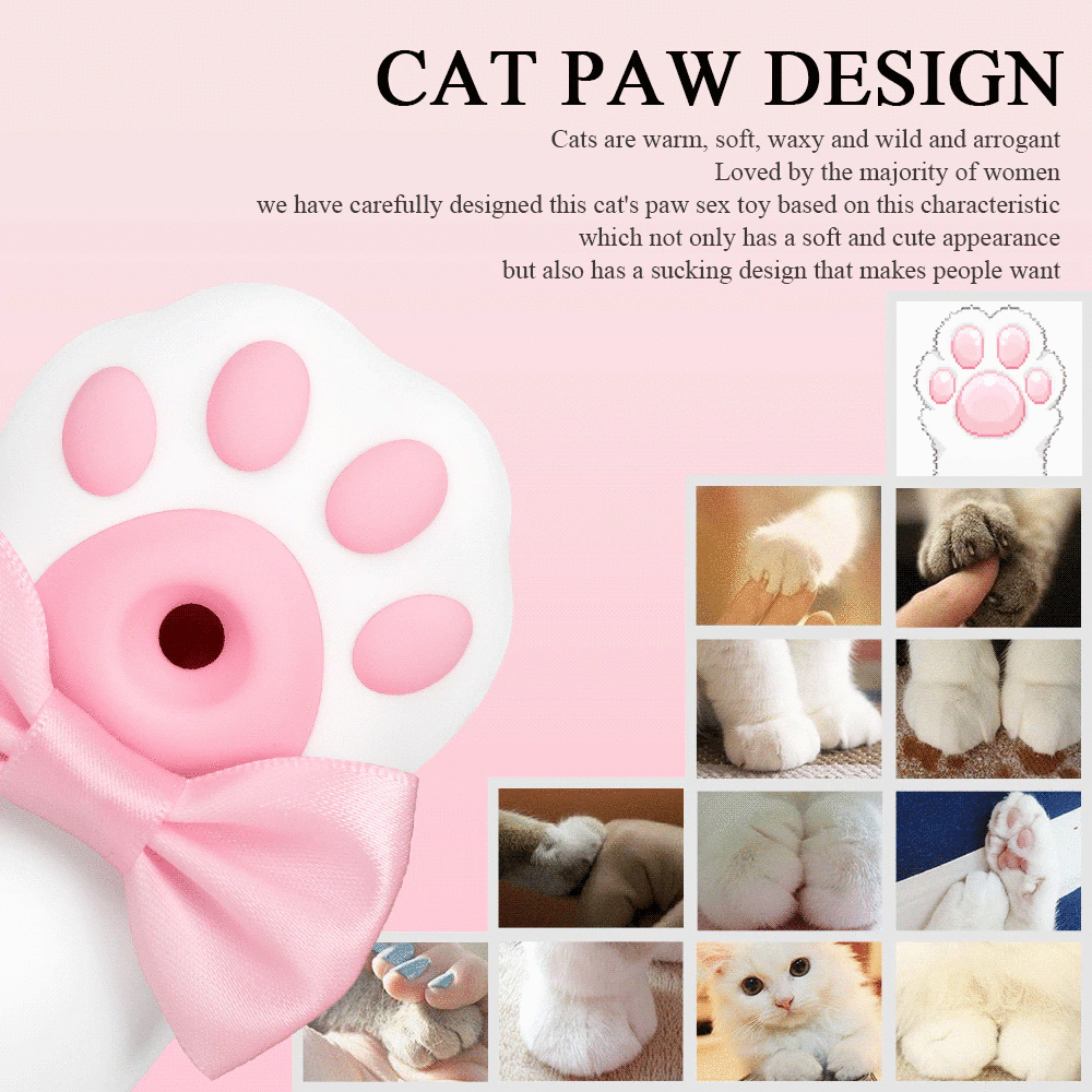 Cat Paw Suction Vibrator / Nipples and Clitoral Stimulator in Original Design - EVE's SECRETS