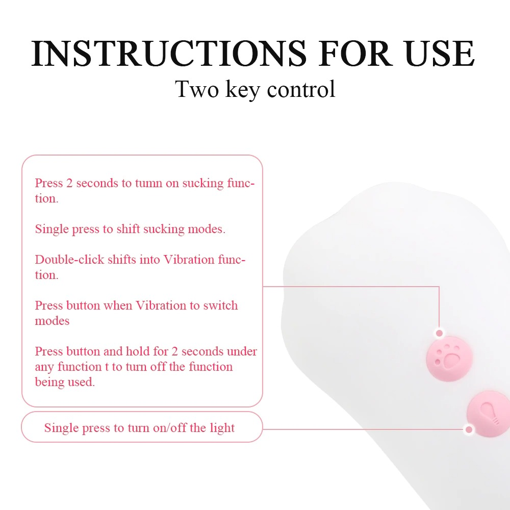 Cat Paw Suction Vibrator / Nipples and Clitoral Stimulator in Original Design - EVE's SECRETS