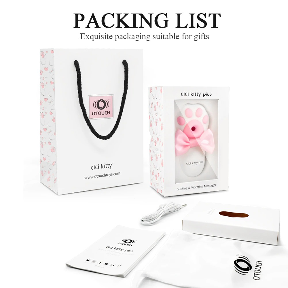 Cat Paw Suction Vibrator / Nipples and Clitoral Stimulator in Original Design - EVE's SECRETS