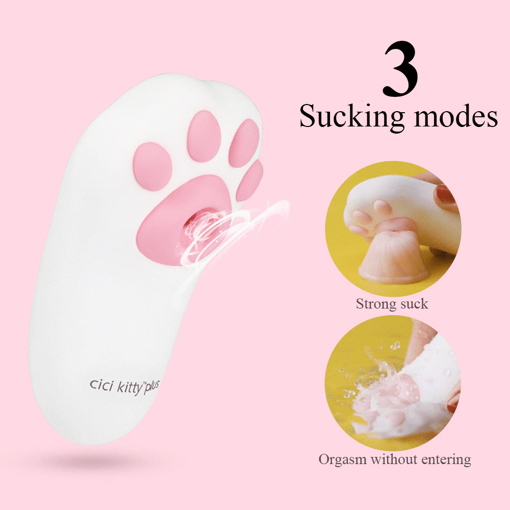 Cat Paw Suction Vibrator / Nipples and Clitoral Stimulator in Original Design - EVE's SECRETS