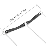 Chain Women Neck Harness / Faux Leather Body Harness with Long Chain Style Accessories - EVE's SECRETS
