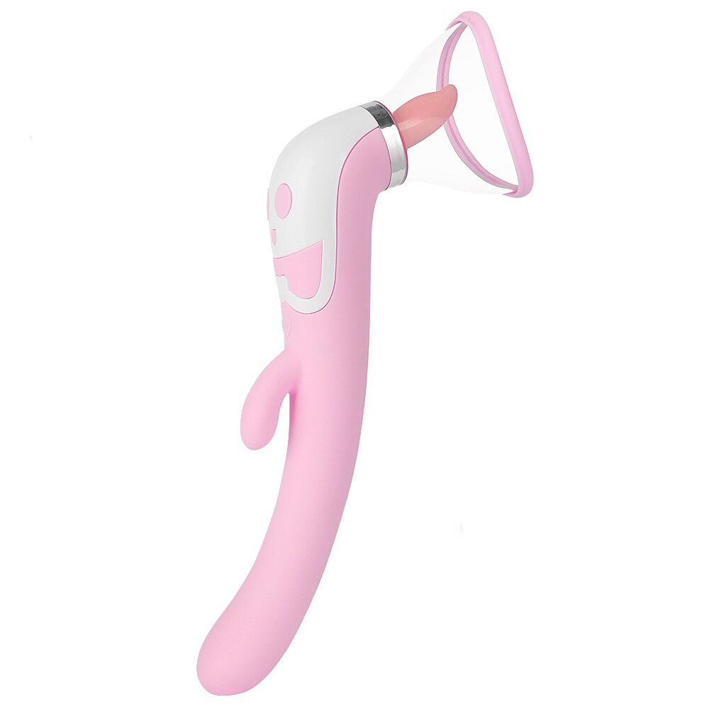 Clitoral Licking Warm Stimulator / Nipples Sucker / Heating Dildo Vibrator for Women - EVE's SECRETS