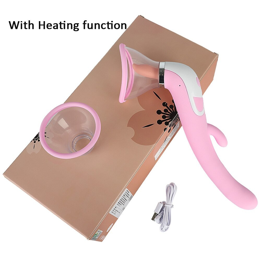 Clitoral Licking Warm Stimulator / Nipples Sucker / Heating Dildo Vibrator for Women - EVE's SECRETS
