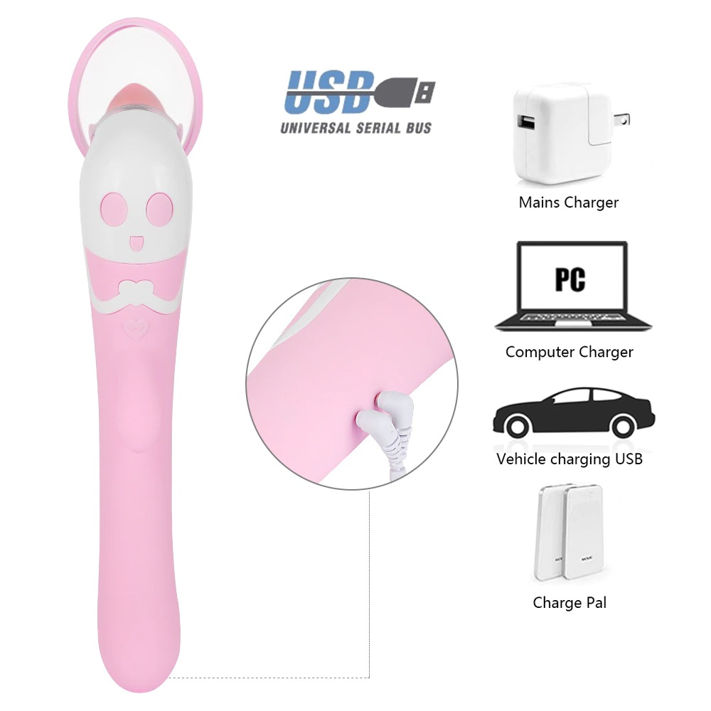 Clitoral Licking Warm Stimulator / Nipples Sucker / Heating Dildo Vibrator for Women - EVE's SECRETS
