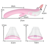 Clitoral Licking Warm Stimulator / Nipples Sucker / Heating Dildo Vibrator for Women - EVE's SECRETS