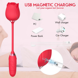 Clitoral Stimulation Vibrator in Form Rose / 10-Speed Shape Suction Vibrators / Women's Sex Toys - EVE's SECRETS