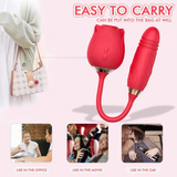 Clitoral Stimulation Vibrator in Form Rose / 10-Speed Shape Suction Vibrators / Women's Sex Toys - EVE's SECRETS