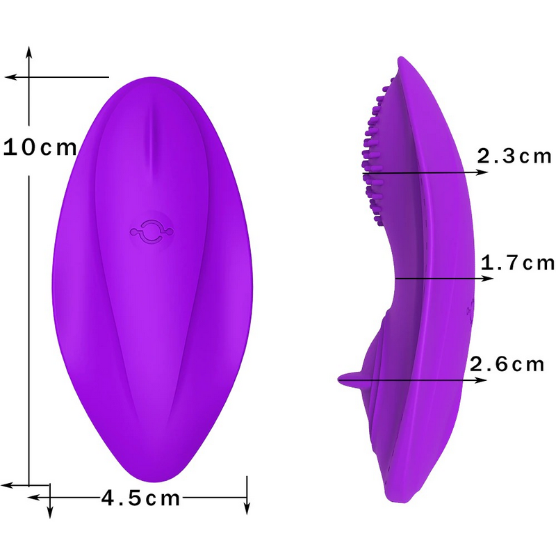 Clitoral Stimulator Portable Silicone Vibrator / Wireless Remote Control Invisible Vibrating Egg - EVE's SECRETS