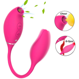 Clitoral Sucking Vibrator With Vibrating Egg / G-spot & Nipples Stimulator / Sex Toys For Women - EVE's SECRETS