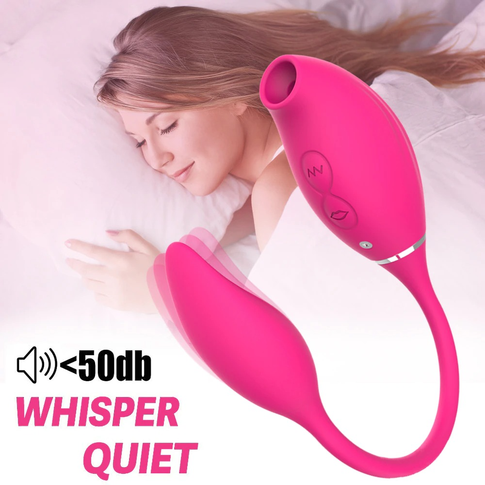 Clitoral Sucking Vibrator With Vibrating Egg / G-spot & Nipples Stimulator / Sex Toys For Women - EVE's SECRETS