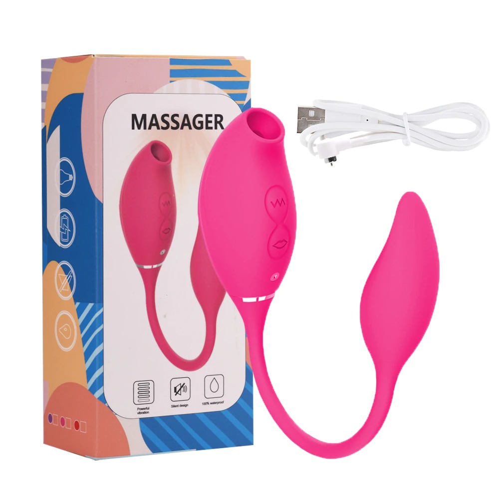Clitoral Sucking Vibrator With Vibrating Egg / G-spot & Nipples Stimulator / Sex Toys For Women - EVE's SECRETS