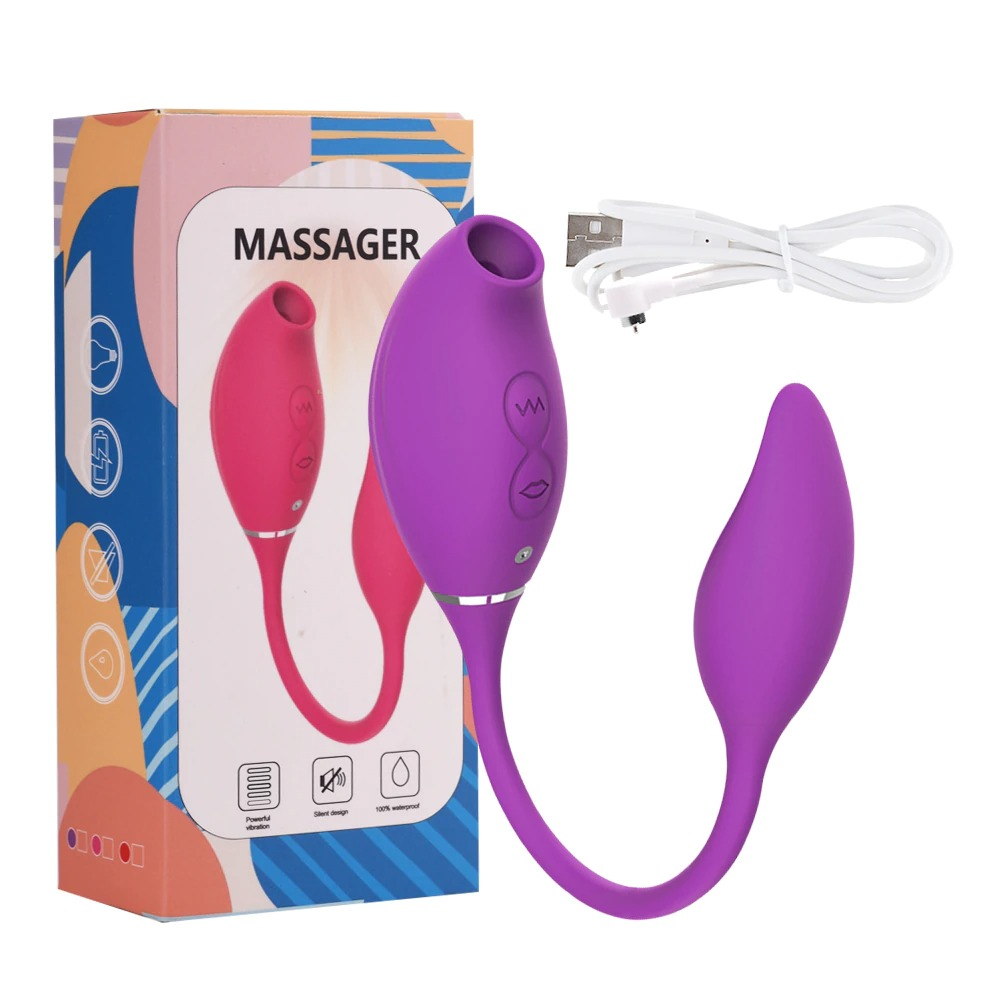 Clitoral Sucking Vibrator With Vibrating Egg / G-spot & Nipples Stimulator / Sex Toys For Women - EVE's SECRETS
