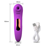 Clitoral Suction Vibrator with Vibrating Tail for G-Spot Stimulation / Erotic Toy for Women - EVE's SECRETS