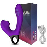 Clitoral Vacuum Stimulator for Ladies / Female Silicone Vibrator / Dildo Sucker Masturbator - EVE's SECRETS