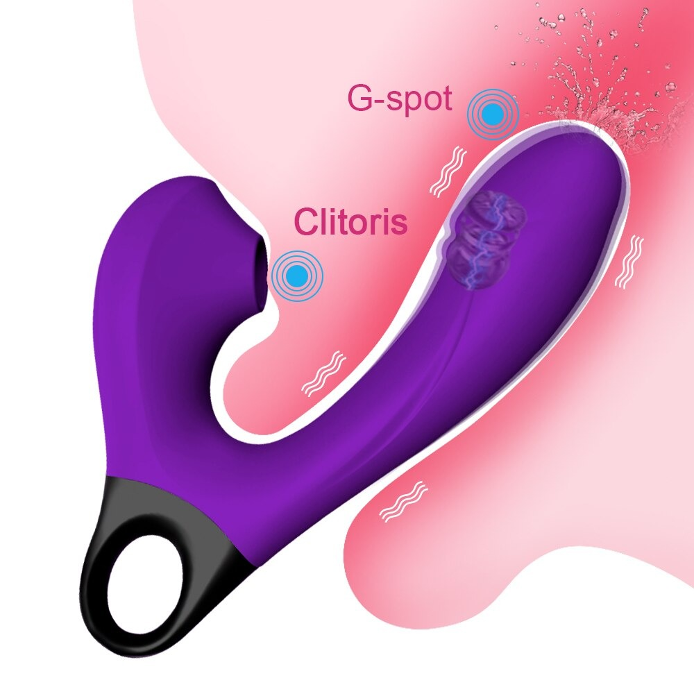 Clitoral Vacuum Stimulator for Ladies / Female Silicone Vibrator / Dildo Sucker Masturbator - EVE's SECRETS