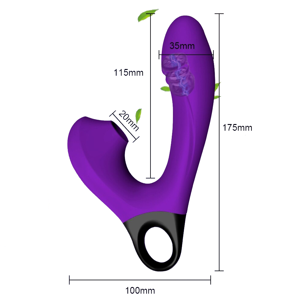 Clitoral Vacuum Stimulator for Ladies / Female Silicone Vibrator / Dildo Sucker Masturbator - EVE's SECRETS