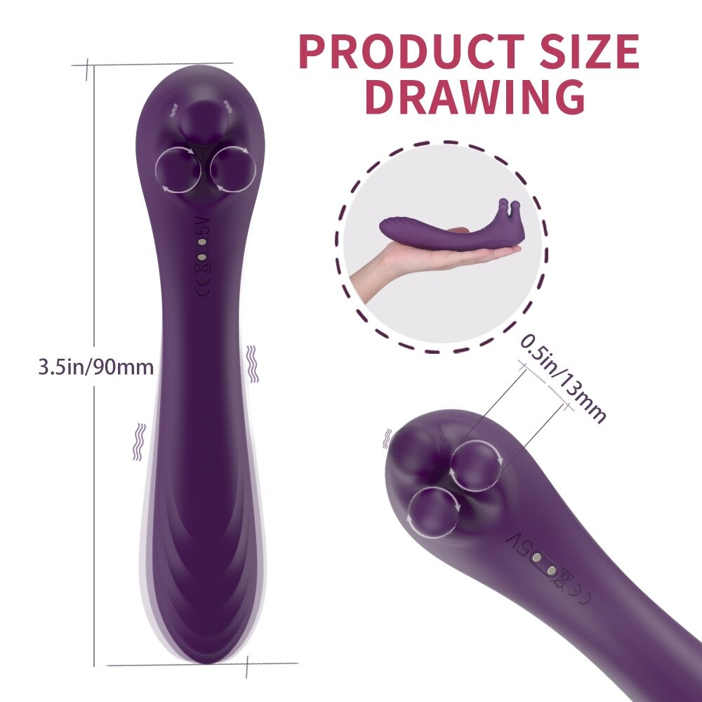 Female G-Spot Clitoral Vibrator / Innovative Gyrating Clitorals Stimulator / Adult Sex Toys - EVE's SECRETS