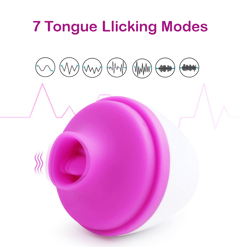 Clitoris Stimulation Tongue Licking Vibrator / Erotic Female Nipple Massager / Ladies Sex Toys - EVE's SECRETS