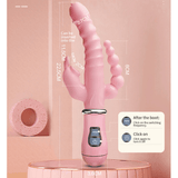 Clitoris Stimulator for Women / Double Penetration Sex Toy / Rabbit G-Spot Vibrator - EVE's SECRETS