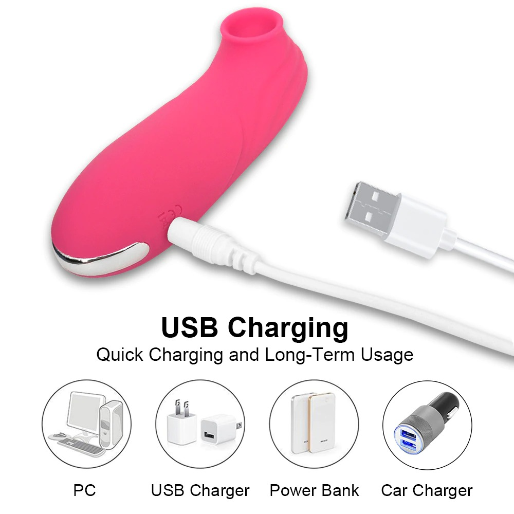 Clitoris Sucker Vibrator / Erotic Suction Stimulator for Women - EVE's SECRETS