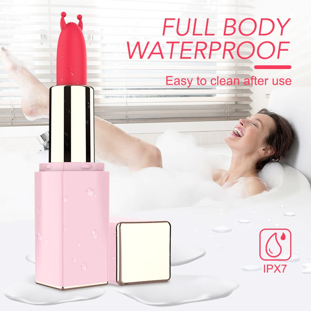 Clitoris Vibrator in Makeup Lipstick form / Female Mini Masturbator / Nipple Sex Toy - EVE's SECRETS