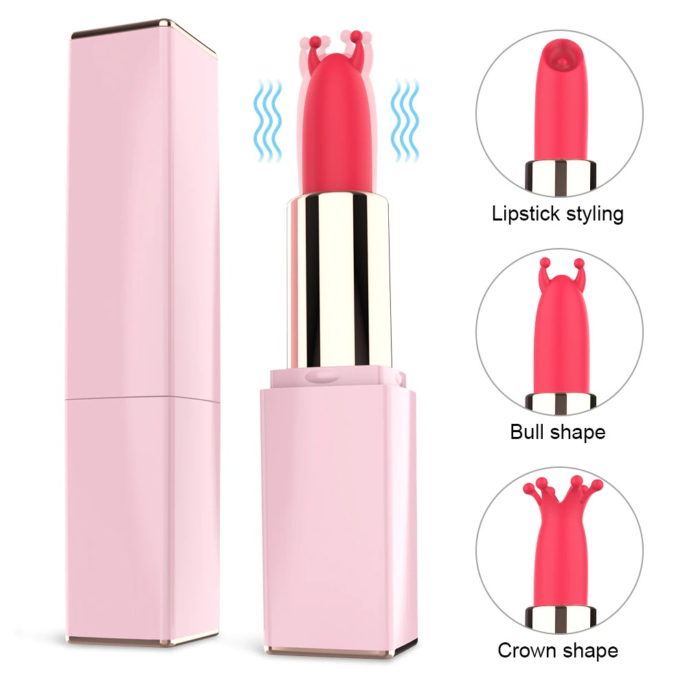 Clitoris Vibrator in Makeup Lipstick form / Female Mini Masturbator / Nipple Sex Toy - EVE's SECRETS