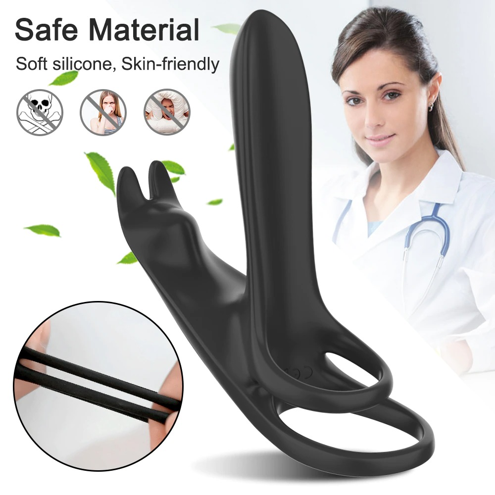 Cock Ring With Control Wireless Remote / Couple Vibrator with Dual Motor / Adult Sexy Toys - EVE's SECRETS