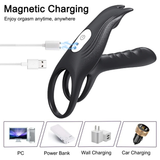 Cock Ring With Control Wireless Remote / Couple Vibrator with Dual Motor / Adult Sexy Toys - EVE's SECRETS