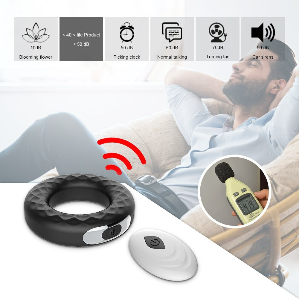 Cock Rings Toys for Adults / Remote Control Massager Delay Ejaculation Sex Tools for Men - EVE's SECRETS