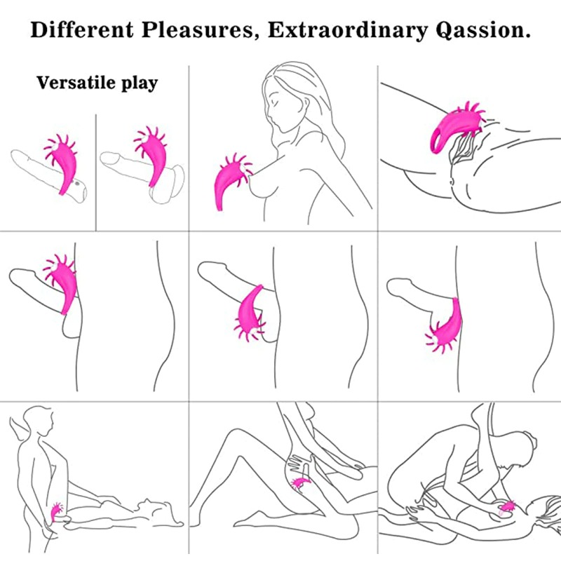 Cock Vibrator For Couple / Men's Penis Ring / Vibrating Stimulator for Clitoris and G Spot - EVE's SECRETS