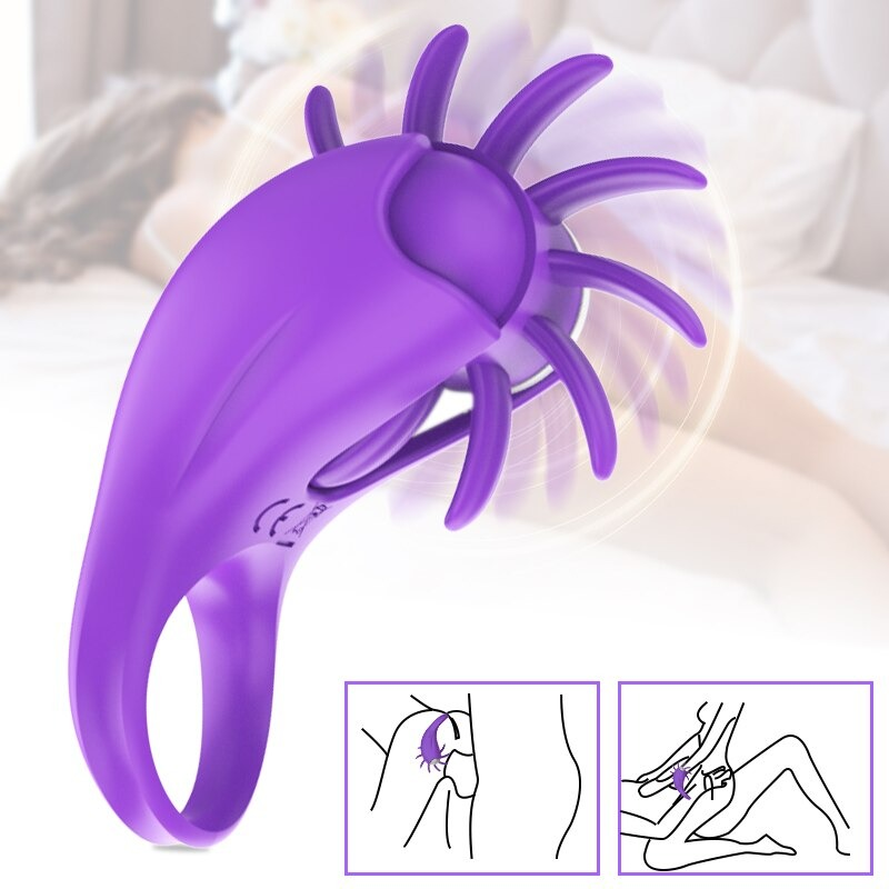 Cock Vibrator For Couple / Men's Penis Ring / Vibrating Stimulator for Clitoris and G Spot - EVE's SECRETS