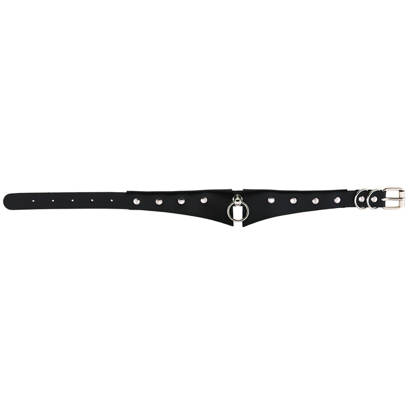 Colorful Punk PU Leather Choker Necklace / Female Halloween Neck Jewelry Accessories - EVE's SECRETS