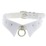 Colorful Punk PU Leather Choker Necklace / Female Halloween Neck Jewelry Accessories - EVE's SECRETS
