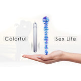 Combined Sex Toy Extender Glass Anal Plug Dildo with 10 Speeds Vibrator / Adults Erotic Toys - EVE's SECRETS
