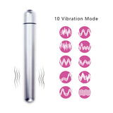 Combined Sex Toy Extender Glass Anal Plug Dildo with 10 Speeds Vibrator / Adults Erotic Toys - EVE's SECRETS