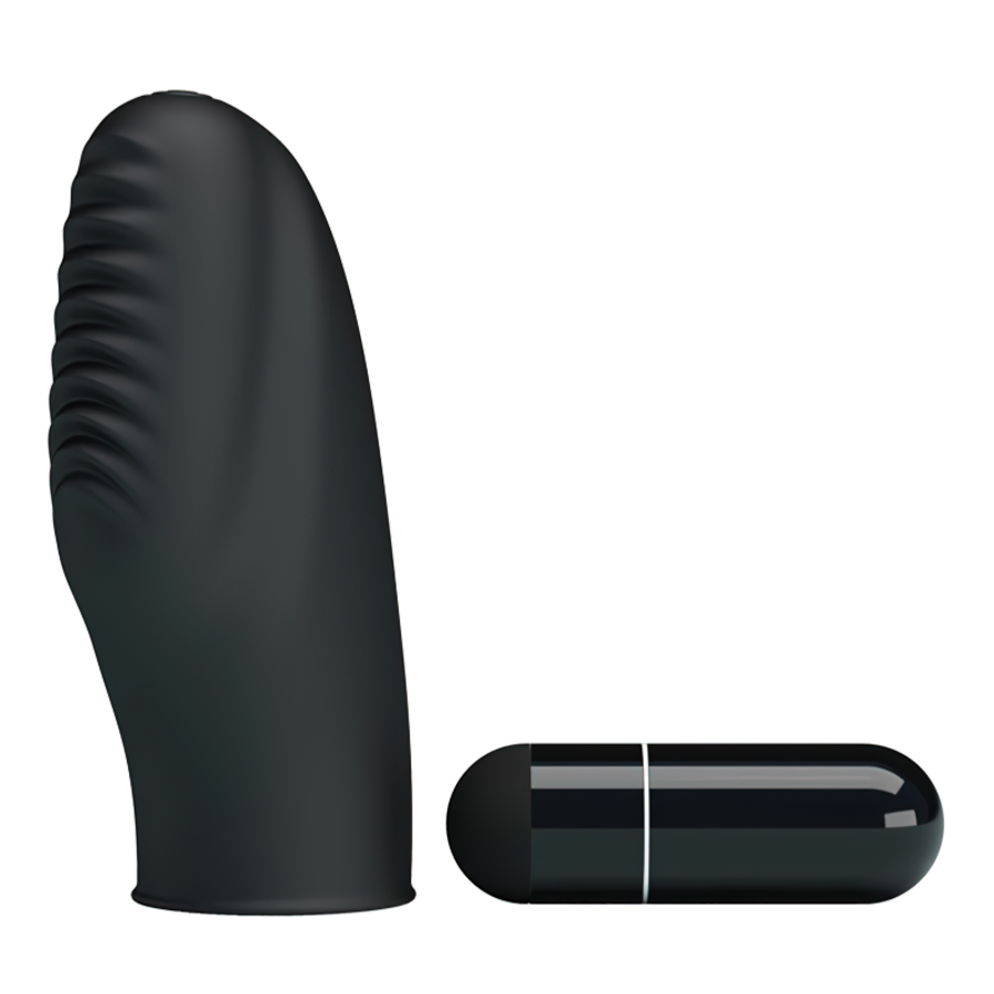 Compact Women's Finger Vibrator / Female G-Spot Massager / Black Sex Toys For Clitoral Masturbation - EVE's SECRETS